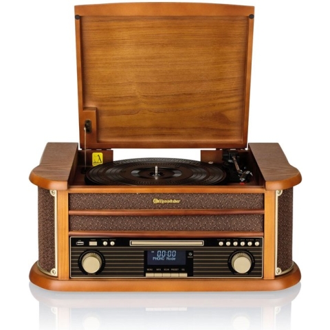 Roadstar HIF-1993D+BT - Platenspeler DAB met Bluetooth - Bruin