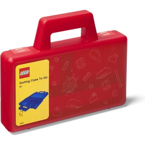 LEGO - Sorteerkoffer To Go, Rood