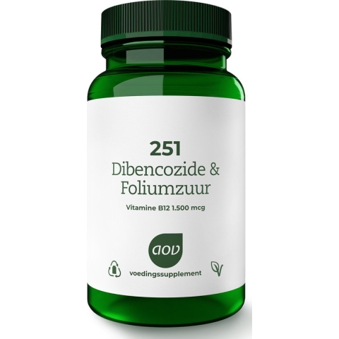 AOV 251 Dibencozide & Foliumzuur - 60 zuigtabletten - Vitaminen - Voedingssupplement