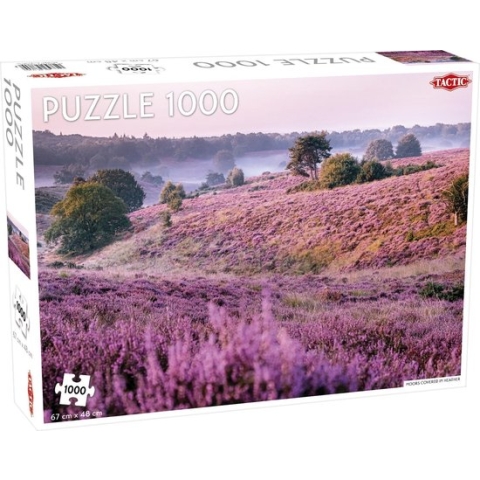 Puzzel Lanscape: Moors Covered in Heather - 1000 stukjes