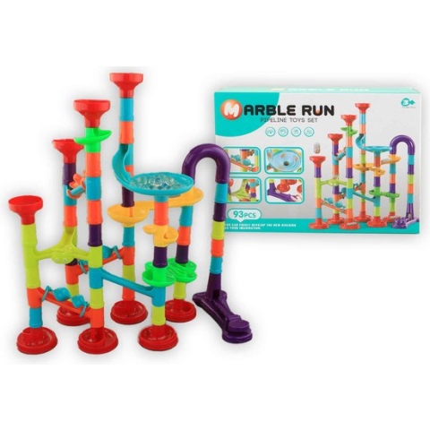 93-delige Marble Run knikkerbaan