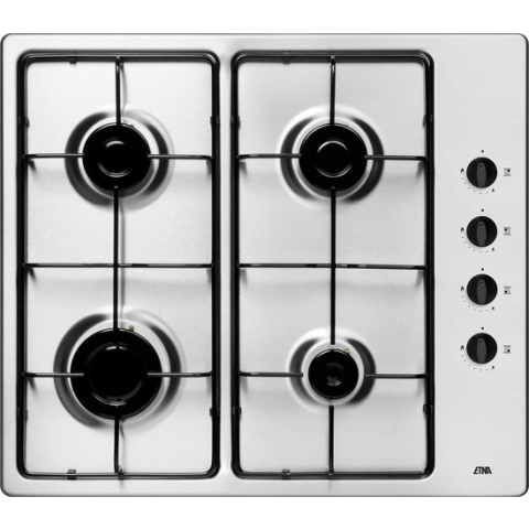 ETNA T106VRVSA - Gaskookplaat - 58 cm - RVS