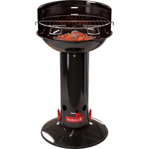 Barbecook Loewy 40 Houtskool Barbecue - Grilloppervlak Ø 40 cm - Met Quickstart Systeem - Zwart