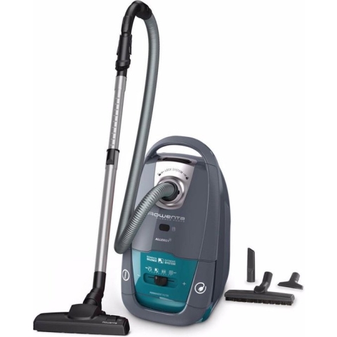 Rowenta Silence Force Allergy+ RO7740 - Stofzuiger met zak - Blauw/Grijs - Allergie filter