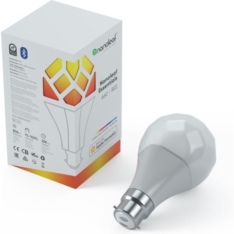 Nanoleaf Essentials Smart Bulb A19 Bulb B22