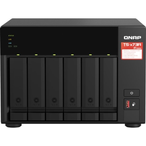 NAS Network Storage Qnap TS-673A-8G Black