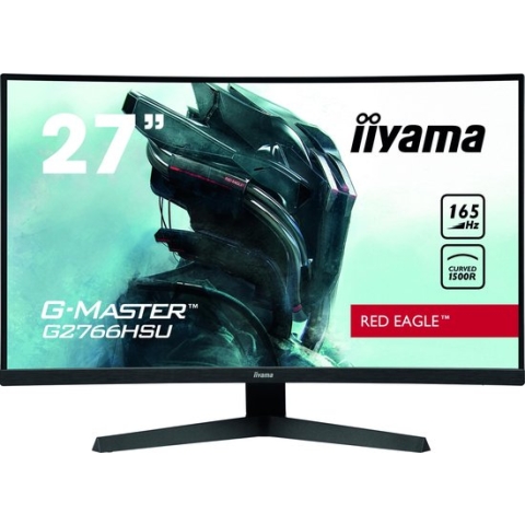 Iiyama G-Master Red Eagle G2766HSU-B1 - Full HD VA Curved 165Hz Gaming Monitor - 27 Inch