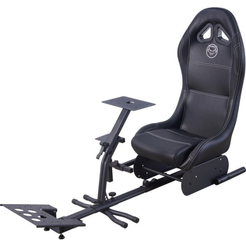 Qware Gaming - Raceseat - Race - Stoel - Driving - Verstelbare Raceseat - Zwart