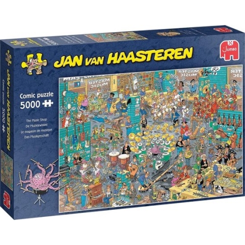 Jan van Haasteren De Muziekwinkel puzzel - 5000 stukjes