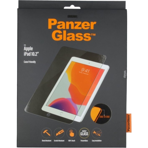 PanzerGlass Edge to Edge - iPad 7/8/9 Glazen Screenprotector - Case Friendly