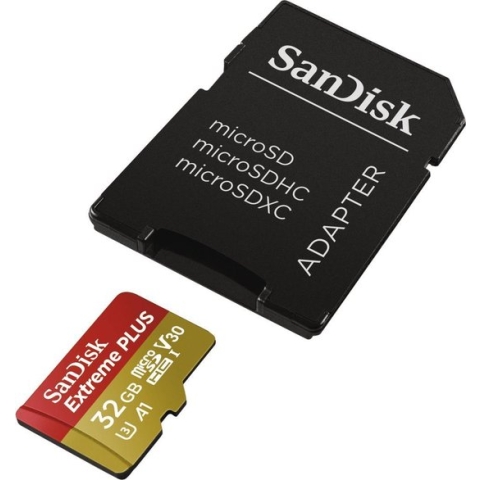 Micro SD Memory Card with Adaptor SanDisk SDSQXBG-032G-GN6MA