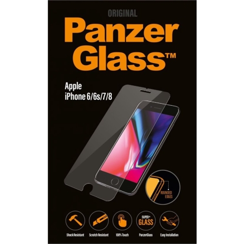 PanzerGlass Premium Screenprotector voor Apple iPhone 6/6s/7/8/SE (2020, 2e gen.) - Standard Fit