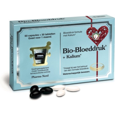 Pharmanord- Bio bloeddruk & kalium - 90 Capsules- Voedingssupplementen
