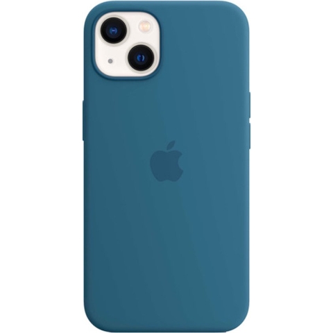 Apple Silicone Backcover MagSafe iPhone 13 hoesje - Blue Jay
