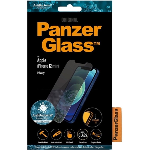 PanzerGlass Apple iPhone 12 Mini Screen Protector Antibacterieel Glas