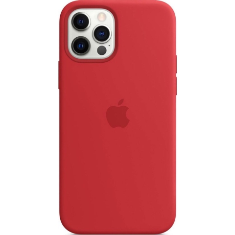Silicone Case with MagSafe geschikt voor Apple iPhone 12 / 12 Pro - (PRODUCT) RED