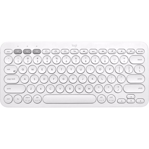 Logitech K380 - Draadloos Bluetooth Toetsenbord - Qwerty ISO - Offwhite