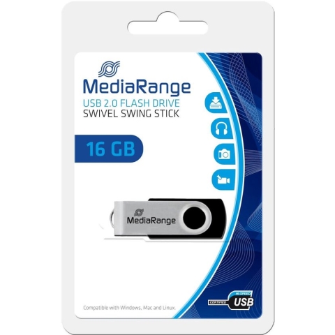 MediaRange MR910 - USB-stick - 16 GB