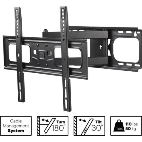 WM4459 Solid TV-beugel draaibaar - kantelbaar - 32-65 inch - VESA 400