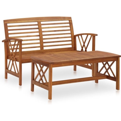 vidaXL-2-delige-Loungeset-massief-acaciahout