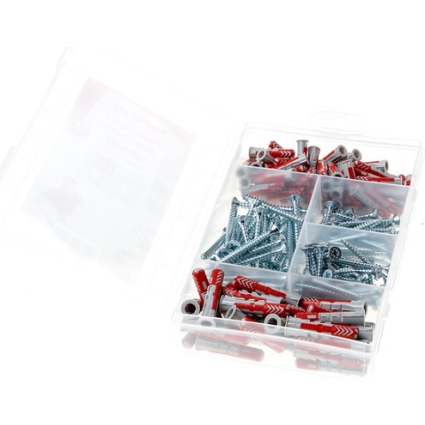 Fischer Profibox - Duopower pluggen- en spaanplaatschroevenset - 160-delig - 538622