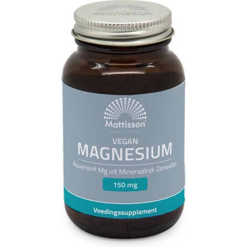 Mattisson Vegan Aquamin Magnesium - Multi Mineraal Complex - Magnesium Hydroxide - Vegan Voedingssupplemet - 90 Capsules