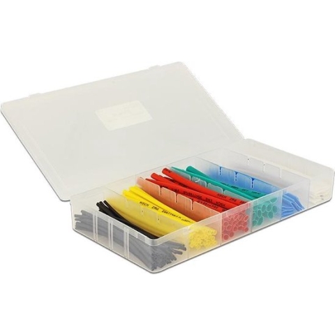 Krimpkous assortiment in handige bewaardoos - 100 stuks / diverse kleuren