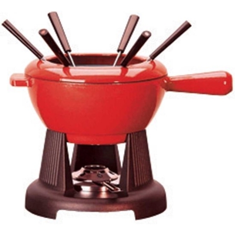 Le Creuset Fondueset 2L - 20cm Kersenrood