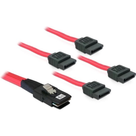 Delock - Kabel mini SAS 36 Stecker - 4x SATA 7pin (SFF 8087