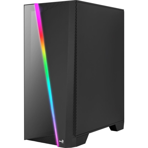 ATX Semi-tower Box Aerocool MIRAGEBK Black Lighting RGB
