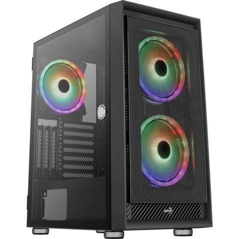 PC Case - Aerocol - Graphite G V3 - Box zonder voedsel - Middle Tower - ATX -formaat - Black (ACCM -PB24133.11)