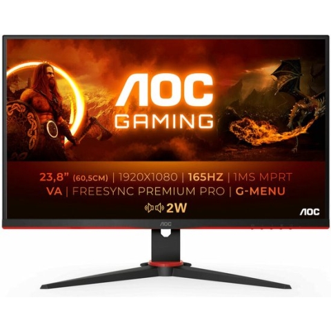 AOC 24G2SAE - Full HD Gaming Monitor - 165hz - G-Sync Compatible - 24 Inch