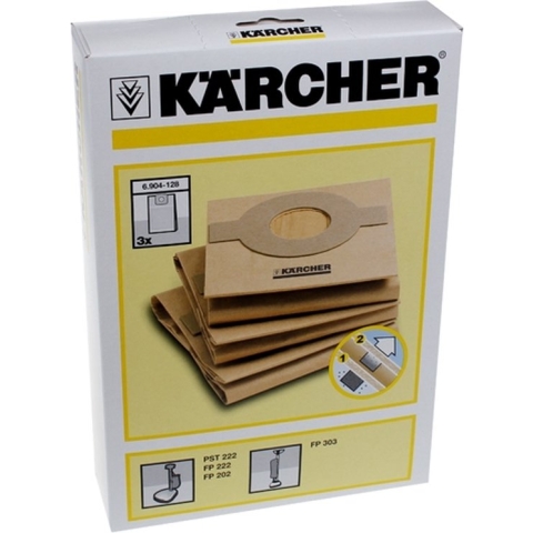 Karcher FP 303 / FP 202 - Stofzuigerzakken - 3 stuks