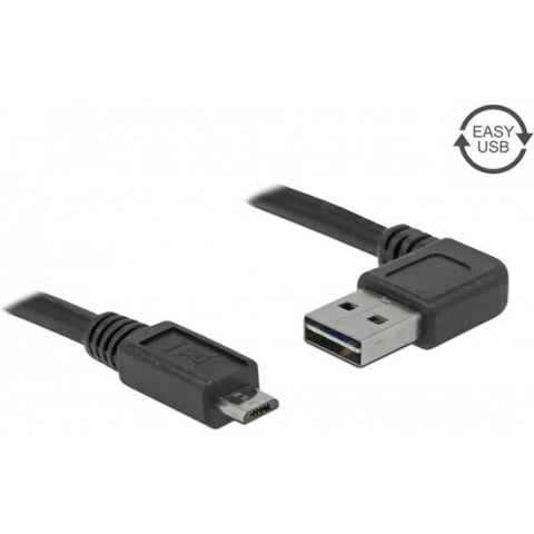 Delock - USB 2.0 A Male naar USB 2.0 Micro Male - 3 m