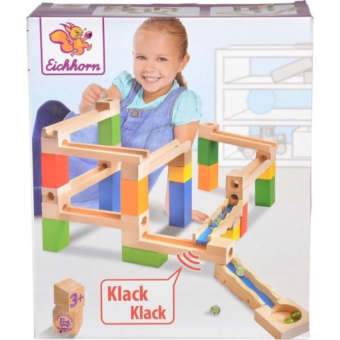 Eichhorn Houten Knikkerbaan, 37dlg.