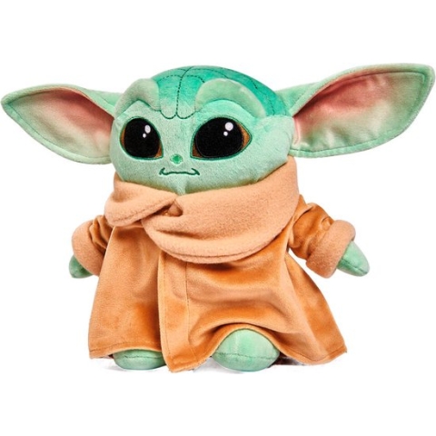 Star Wars Knuffel Baby Yoda Junior 25 Cm Pluche Groen/bruin