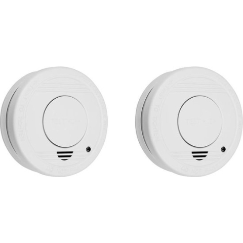 Smartwares Rookmelder 10.048.28 - 2 Rookmelders - Inclusief 1 jaar batterij - 10 Jaar sensor - 85 dB - TUV Gecertificeerd