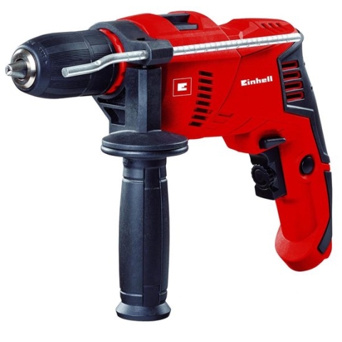 Einhell Elektrische Klopboormachine TE-ID 500 E - 500 W - 2 functies: boren/klopboren - Boorcapaciteit hout 25 mm / beton 10 mm / staal 8 mm - Incl. 5 steenboren