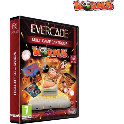 Evercade - Worms cartridge 1 - 3 games