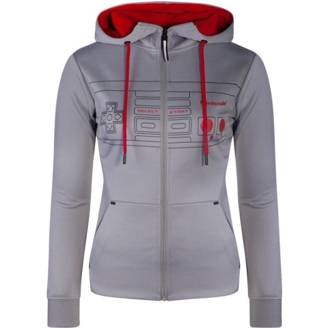 Nintendo Nintendo Vest met capuchon -L- Controller Grijs