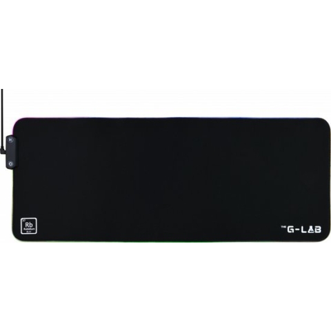 The G-Lab Pad Rubidium RGB Mouse Pad XXL - 800x300x3 mm - Extra USB