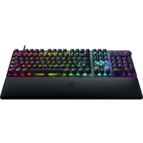 Razer Huntsman V2 Qwerty Gaming Toetsenbord - Purple Switch - Zwart