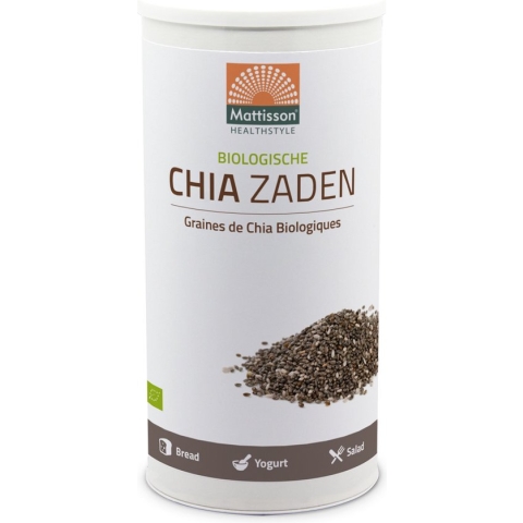 Mattisson - Biologisch Chiazaad Raw - Chia Supplement - 1 kg