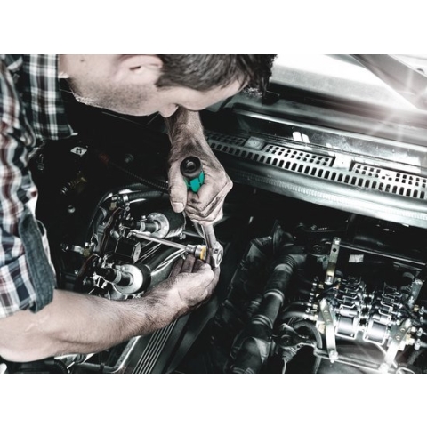 Wera - 8006 C Zyklop Hybrid - ratel omschakelpal 1/2" aandrijving - 281mm