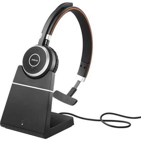 Jabra Evolve 65 UC Mono met Oplaadstandaard