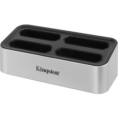 Kingston Externe geheugenkaartlezer / hub USB-C USB 3.2 (Gen 2) Zilver-zwart