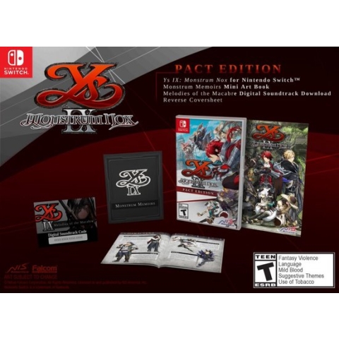 NIS America Ys IX: Monstrum Nox Pact Edition, Nintendo Switch, T (Tiener)