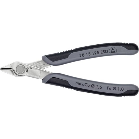 Knipex 78 13 125 ESD Zijsnijtang INOX 54 HRC 125mm ESD