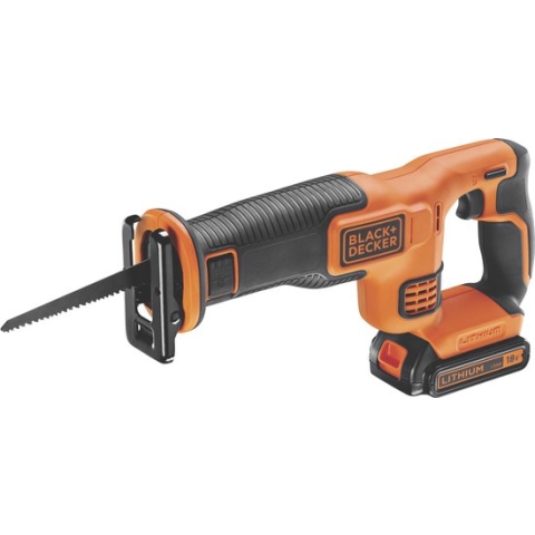 BLACK+DECKER BDCR18-QW reciprozaag - met 18V Lithium-Ion accu en lader