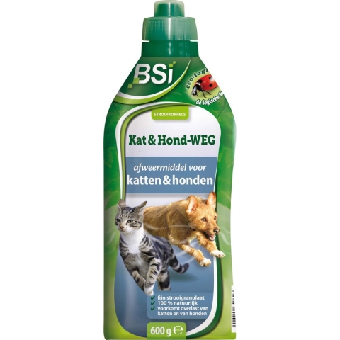 BSI - Stop Granuaat Kat & Hond - Afweer van honden en katten - 600 g voor 60 m²